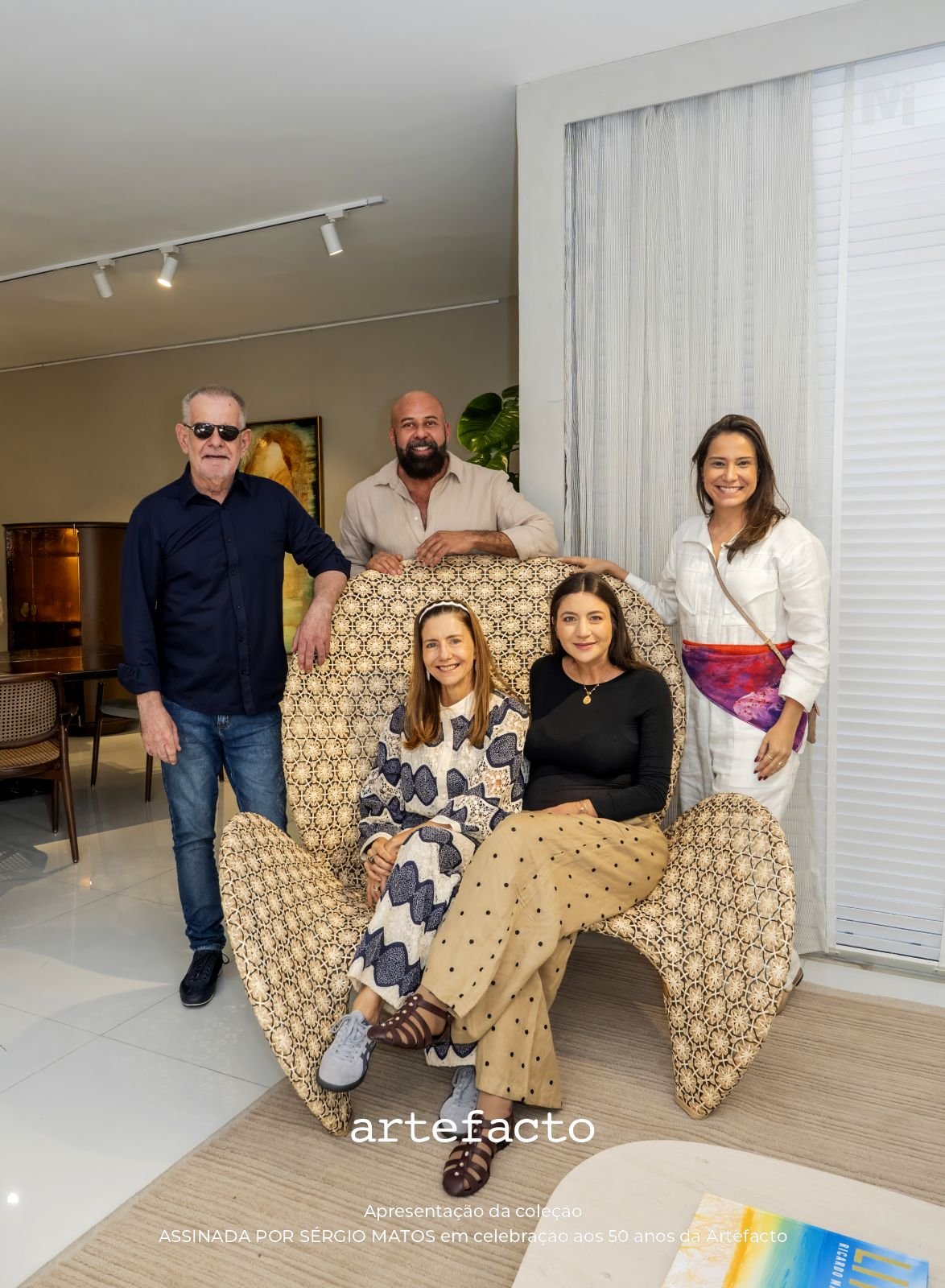 Apresentação da coleção ASSINADA POR SÉRGIO MATOS em celebração aos 50 anos da Artefacto